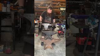 Time to put up the anvil tree #blacksmith #christmas #tools