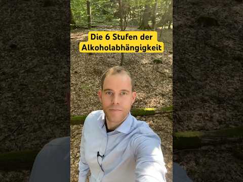 Die 6 Stufen der ALKOHOLABHÄNGIGKEIT #shorts #alkohol