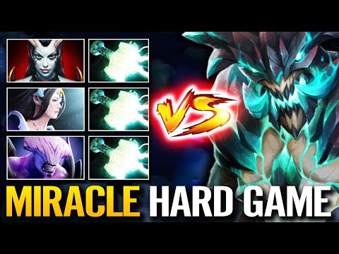 Miracle [Outworld Devourer] Hard Game Top 10k MMR Dota 2 Insane Comeback