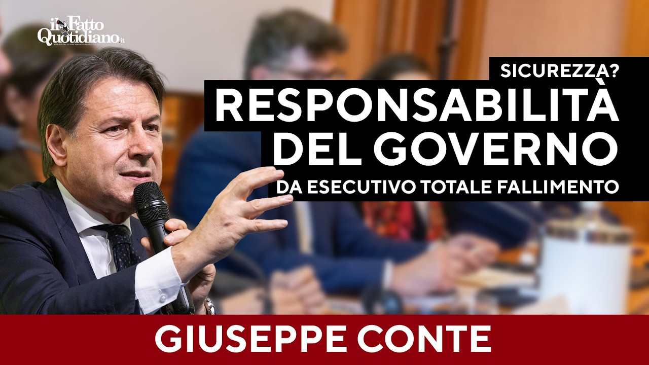 Sicurezza, Conte: “Responsabilità dell’ordine pubblico è del Governo, non può scaricare su altri”