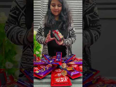 Chocolate butterflies explosion box + popup cubes | handmade gifts \\ hexagon chocolate hamper