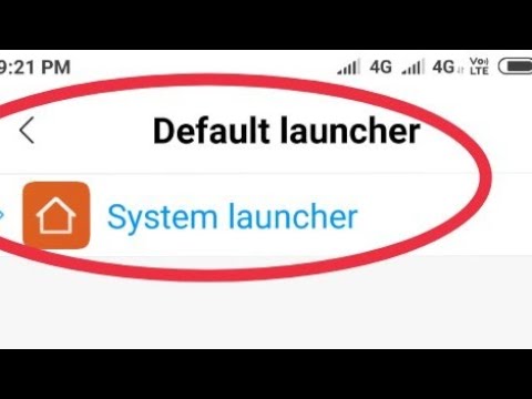 What is the system launcher?