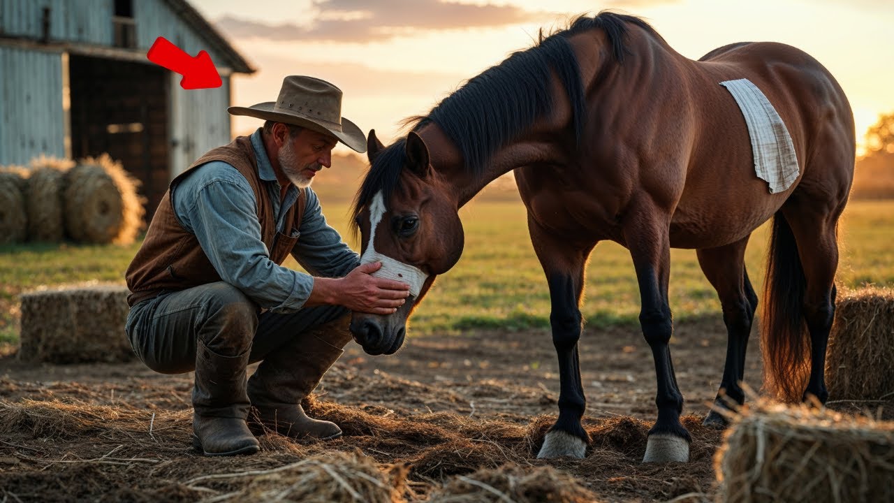 The Farmer Who Found an Injured horse – What He Did to Save It Is Unbelievable
