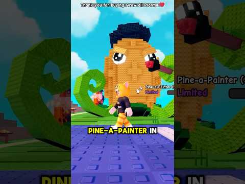 I Grow The Biggest Pine-a-Painter in Plants vs Brainrots🍍#roblox #plantsvsbrainrots