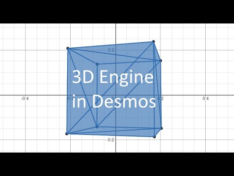Make a 3D engine in Desmos in 3 minutes.