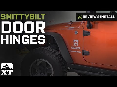 Jeep Wrangler Smittybilt Door Hinges - Black (2007-2017 JK) Review & Install
