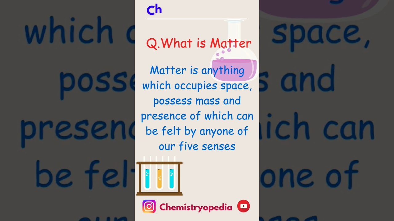 What is matter | Define matter
