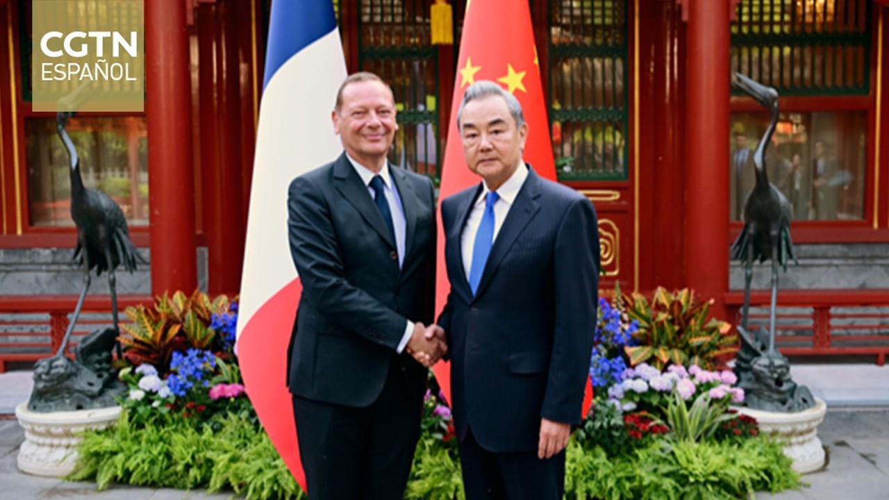 Canciller chino señala que China y Francia asumen responsabilidades para mantener la paz