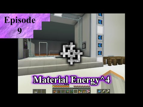 Modded Minecraft : FTB : Material Energy^4 : Episode 9 "Great Safety Idea"
