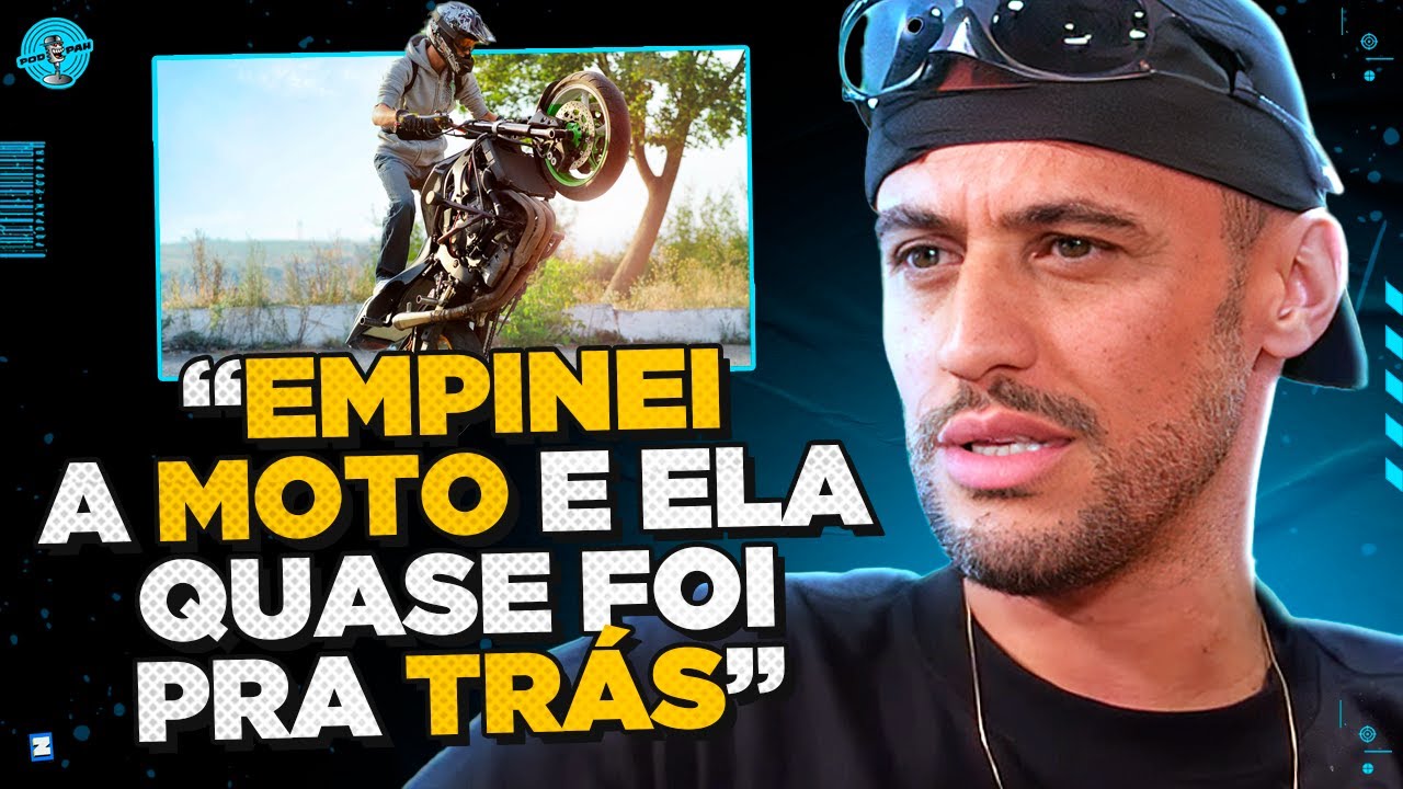 WESLEY ALEMÃO lembra de SUSTO que passou com MOTO
