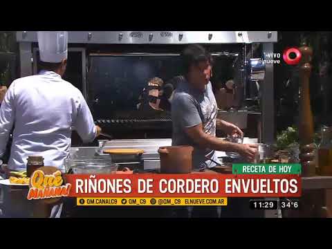 Receta de lechón y cordero a la cruz con ensalada con trigo burgol