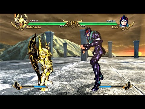 Taurus Aldebaran God Cloth vs Phecda Thor (Hardest AI) - Saint Seiya: Soldiers' Soul