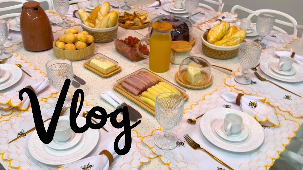 RECEBENDO EM CASA | MESA POSTA E RECEITAS ❤️