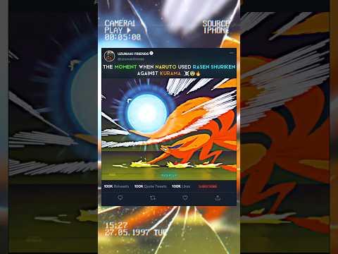 NARUTO VS KURAMA! WHO WILL WIN ⁉️