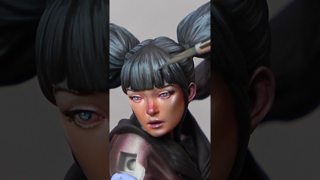 Painting a new miniature! #art #miniaturepainting #satisfying #miniature