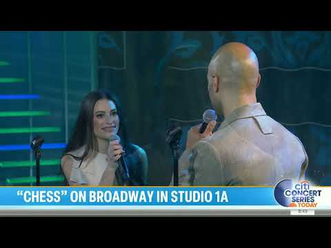 Lea Michele and Nicholas Christopher perform "Mountain Duet" on The TODAY Show | CHESS on Broadway