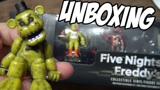 Five Nights At Freddy&#39;s: Collectible Figure 4 Pack #1: UNBOXING And REVIEW!
