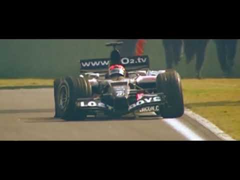 2005 F1 Chinese GP - Christian Albers & Michael Schumacher collision en route to the grid