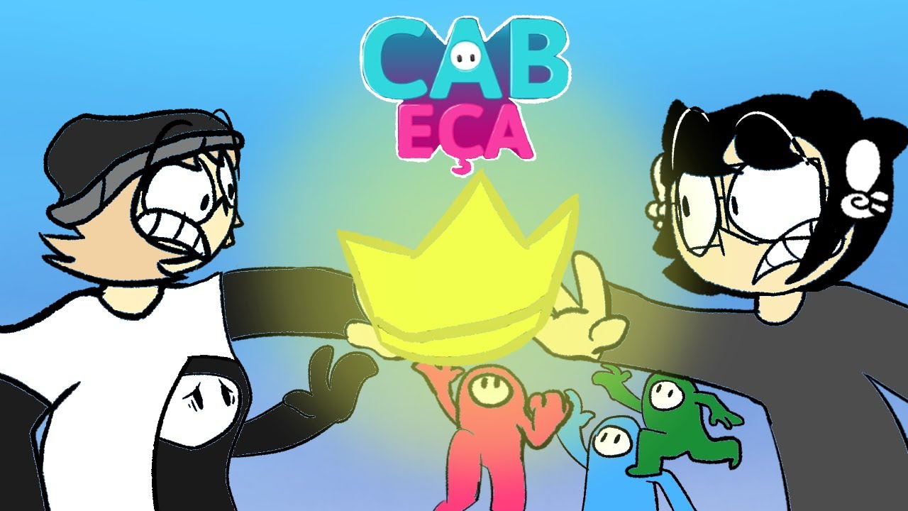 Saiko e Ycaro jogando FALL GUYS (Animação)