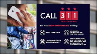 Call 311 for Police Non-Emergencies