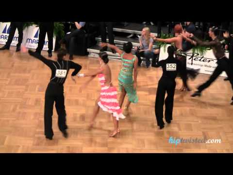 Martino Zanibellato - Michelle Abildtrup, GOC 2010 Stuttgart, IDSF grand slam latin, 3.round - samba