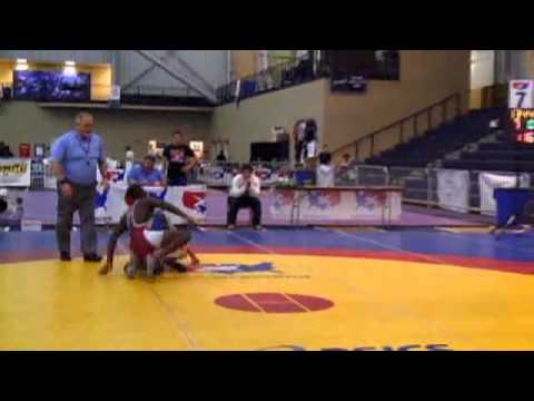 FILA Cadet Greco Final 55kg - Darius Henry (Illinois) vs. Joel Shump (Illinois).mp4