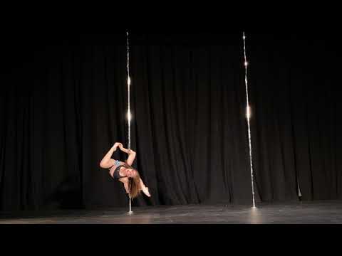 Aerialympics 2020 Gold Medal Pole Art *Sub Urban Cradles*  STUNNING