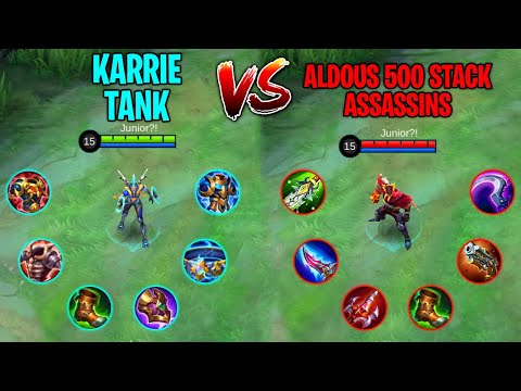 KARRIE TANK VS ALDOUS ASSASSINS 500 STACK