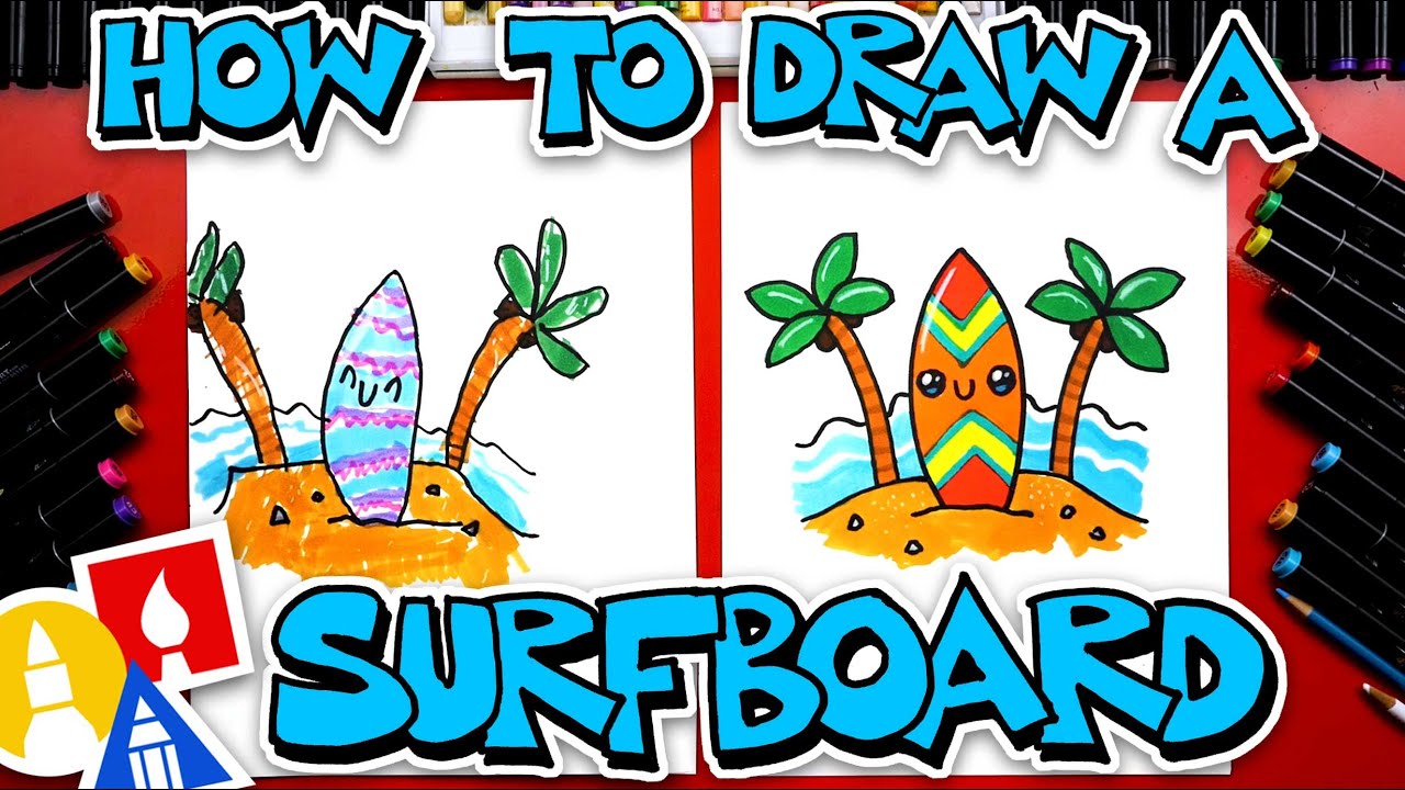 How To Draw A Surfboard