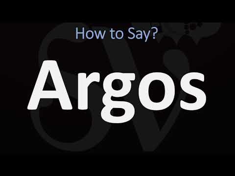 How to Pronounce Argos? (CORRECTLY)