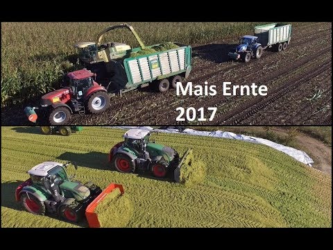 Mais 2017 | Krone BigX 1100 | Fendt 724 & 936| New Holland | CASE Puma | LU Görries | GoPro | DJI