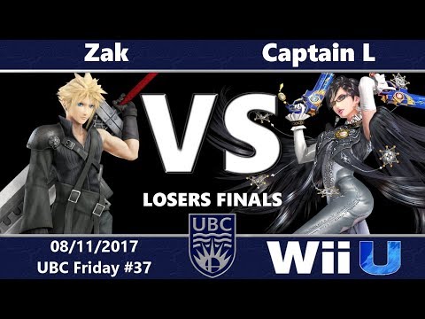 UBC Friday #37: Losers Finals - Zak (Cloud) vs Captain L (Bayonetta, Jigglypuff)
