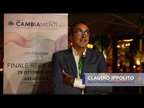 🏆 Claudio Ippolito di Kaleyra S.p.a. @ #Cambiamenti19 | Finale regionale Lombardia