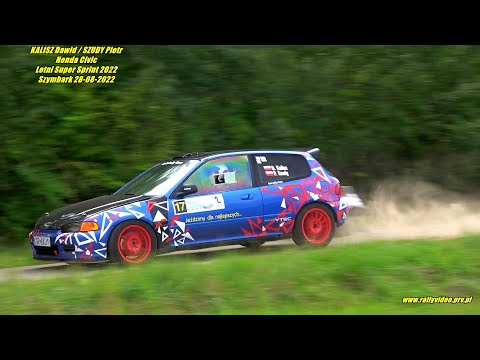 KALISZ Dawid / SZUDY Piotr - Honda Civic - Letni Super Sprint 2022Szymbark 28-08-2022