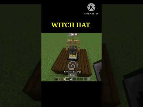 minecraft witch hat build hack #shorts #viral #trending #minecraft #gaming