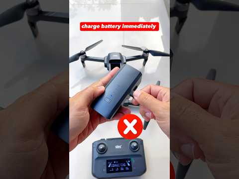 Do not charge batteries straight after flight!