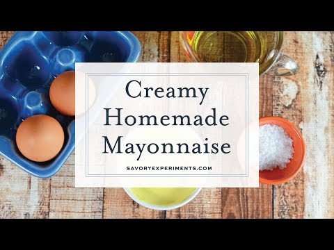 Homemade Mayonnaise Recipe