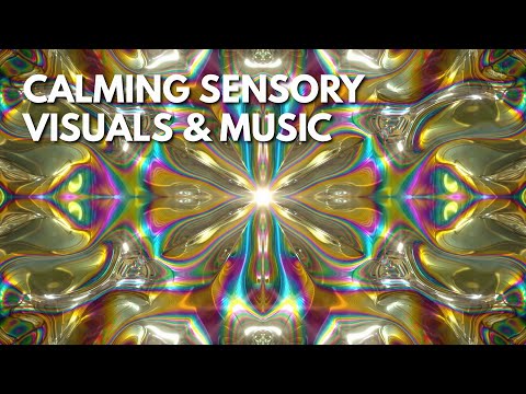 Liquid Mandala II - 1 Hour Calming Sensory Visuals & Relaxing Music (no ads during video)