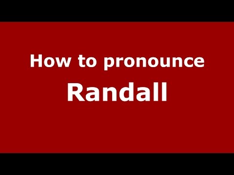 How to pronounce Randall (American English/US) - PronounceNames.com