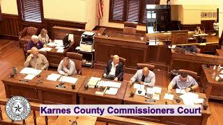 08-13-2026 Karnes County Commissioners Court Budget Workshop