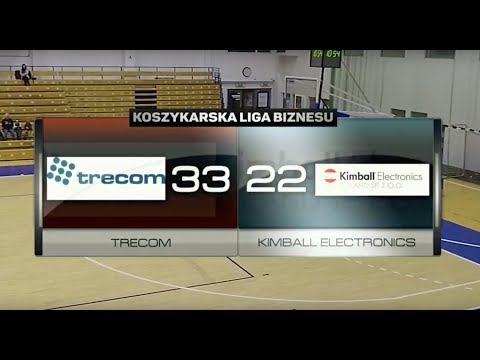 Trecom vs Kimball Electronics - IV kolejka - Poznań - Koszykarska Liga Biznesu