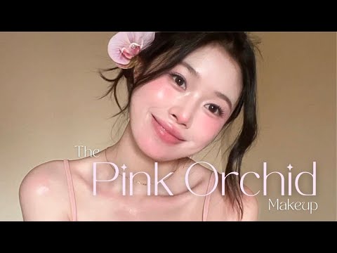 PINK ORCHID Makeup + Low Messy Side Bun Hairstyle...