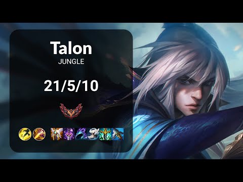 Talon vs Viego JUNGLE - KR GRANDMASTER Patch 14.24