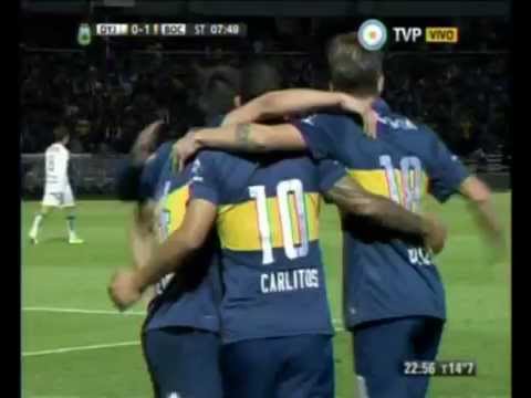 Defensa y Justicia 0 - Boca 1 Tevez