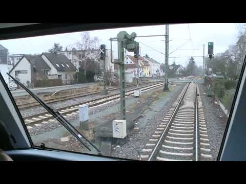 🇩🇪 Führerstandsmitfahrt auf der S3 Rhein Main Sbahn von Bad Soden über Frankfurt nach Darmstadt
