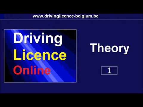 Driving Licence Belgium Lesson 1: THE PUBLIC ROAD AND THE CARRIAGEWAY