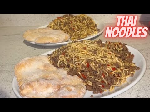 How To Make Thai Noodles Step By Step! Simple & Cheap Meal!