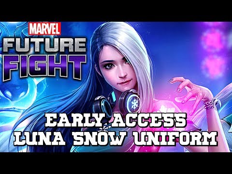 Luna Snow Uniforms Comparison in ABX | Star Agent Early Access | Marvel Future Fight