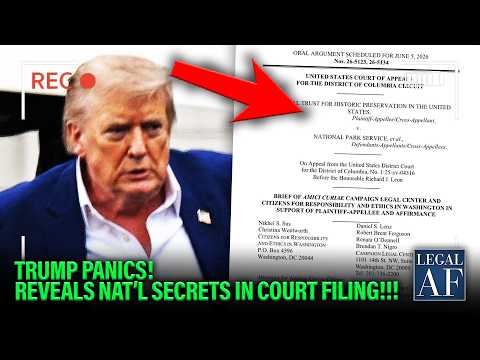 DERANGED Trump PANICS and REVEALS National Security SECRETS!!!