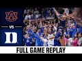 Auburn Vs Duke Full Game Replay 2024 25 ACC Men S Basketball